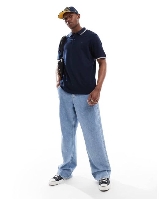 JJ Rebel Blue Short Sleeve Polo