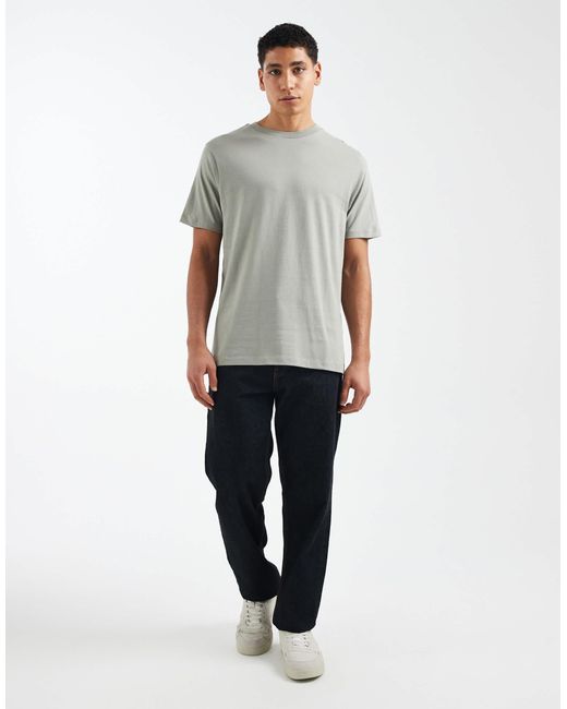 ASOS – basic-t-shirt in Gray für Herren