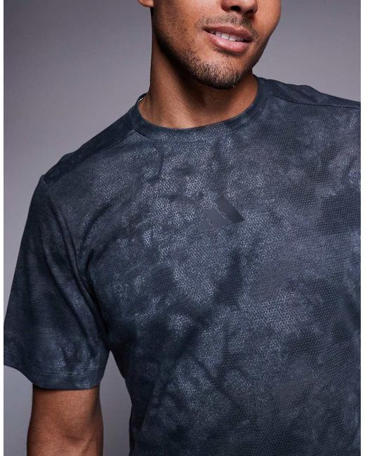 Adidas Originals Blue Adidas Training Power T-Shirt for men