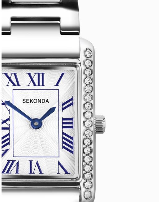 Sekonda White Colette 22Mm Rectangular Analogue Watch