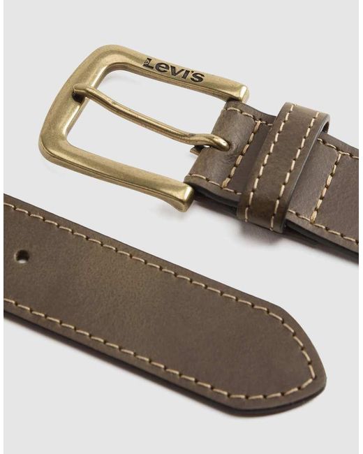 Levi's Brown Loire Leather Belt for men