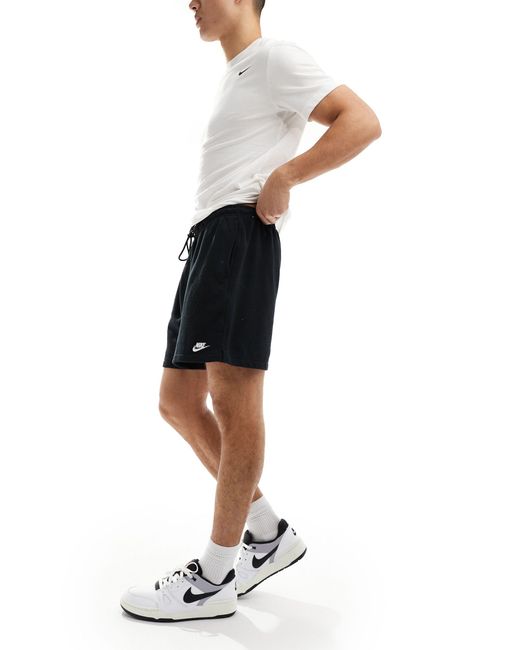 Nike White Club Fleece Shorts for men