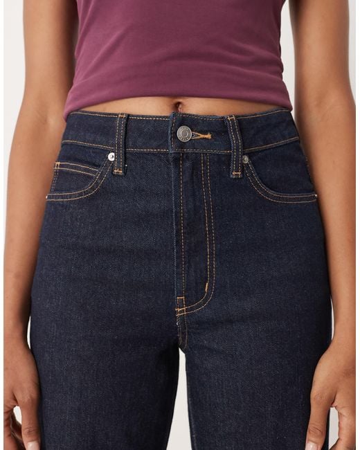ASOS Blue Asos Design Tall Comfort Stretch Straight Leg Jeans