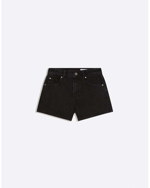 Bershka Black '90s Denim Shorts