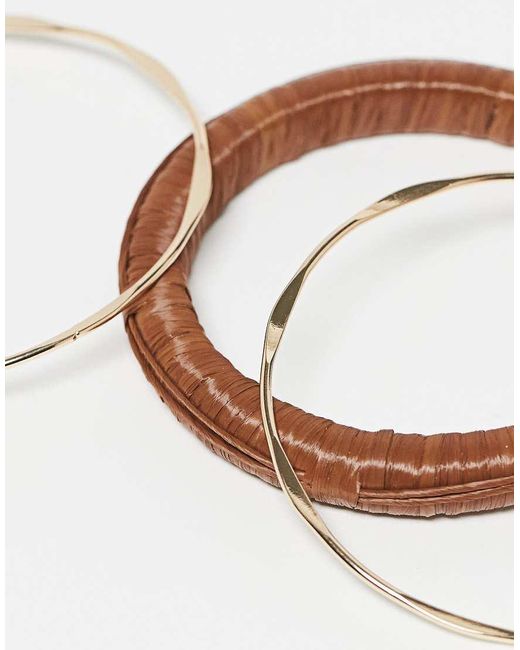 ASOS White Pack Of Bangles