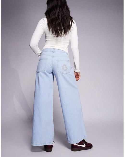 Courtside Purple baggy Carpenter Denim Jeans