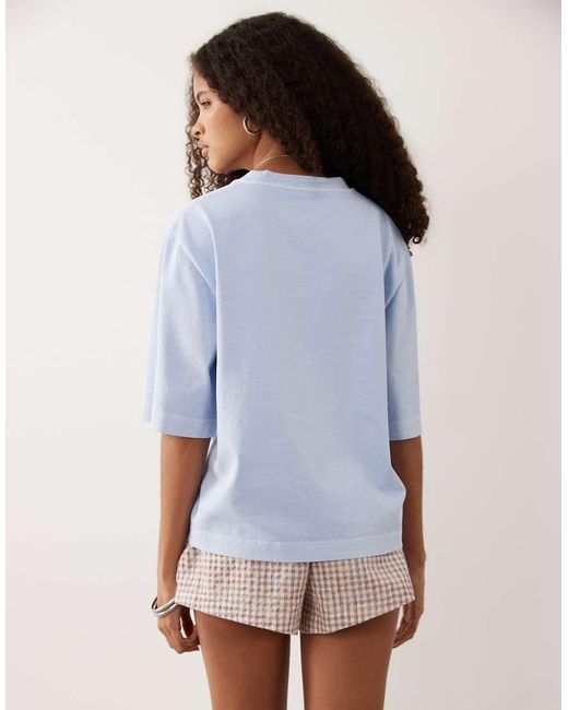 ARKET White Pure Cotton Heavyweight Boxy Fit T-shirt In