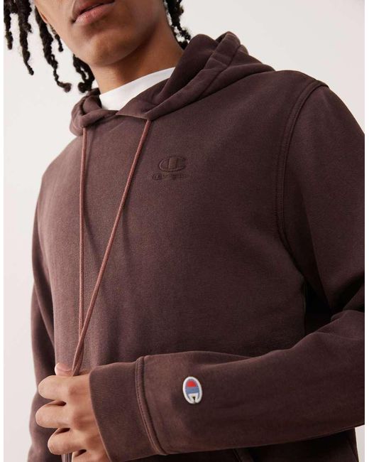 Champion Brown Hooded Sweatshirt
