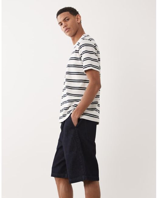 ASOS Blue Lightweight Loose Denim Jorts for men
