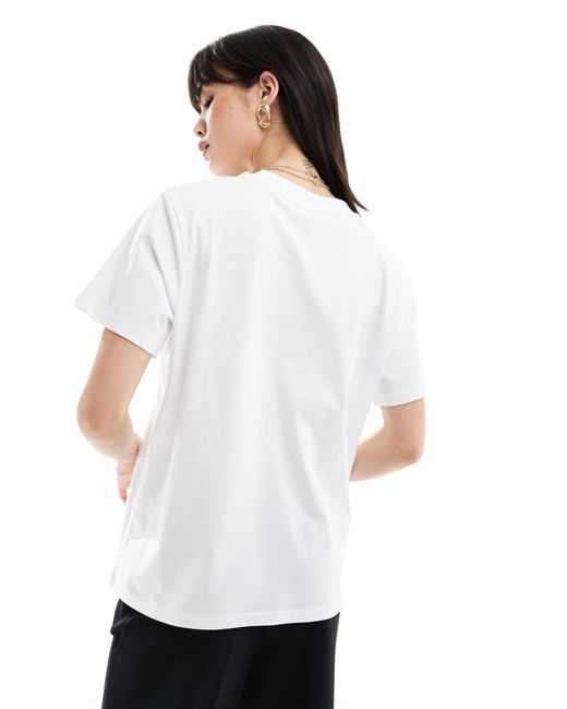 ASOS White Regular Fit T-shirt With Ciao Chest Graphic