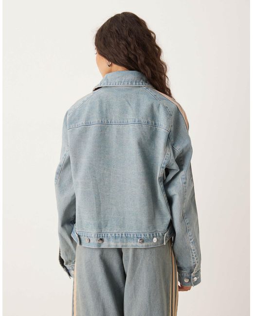 Adidas Originals Blue – premium essentials – jeansjacke