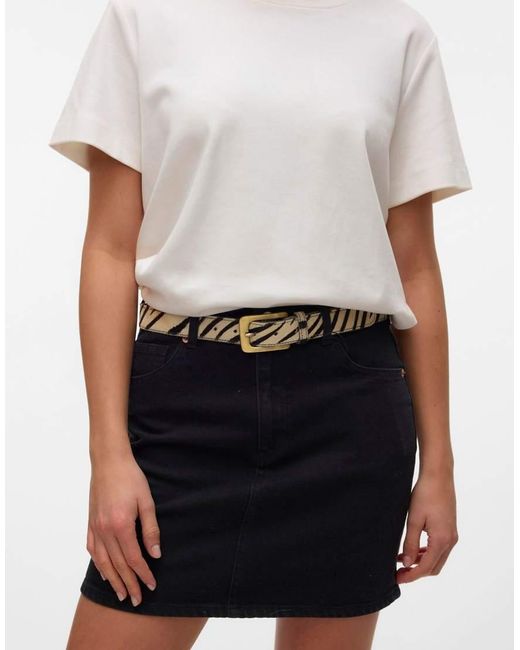 Vero Moda Black Denim Skirt