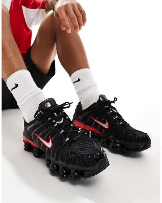 Nike Black Shox Tl Trainers for men