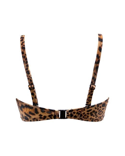 Pour Moi Brown Free Spirit Strapless Underwired Bikini Top