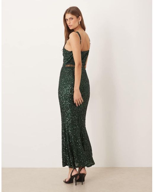 Never Fully Dressed Black Mimi Embellished Midaxi Dress