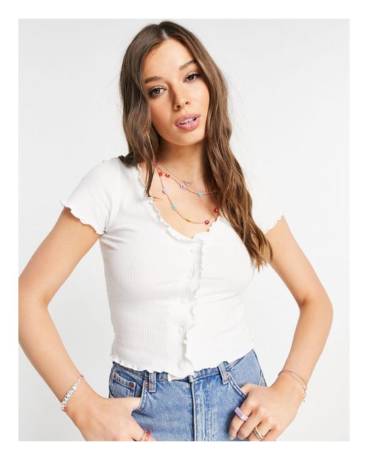 lettuce frill cardigan