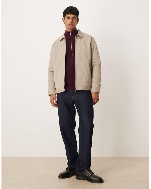 Calvin Klein Natural Canvas Zip Thru Jacket for men