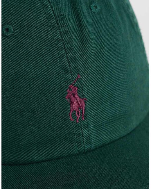 Polo Ralph Lauren Green Icon Logo Baseball Cap for men