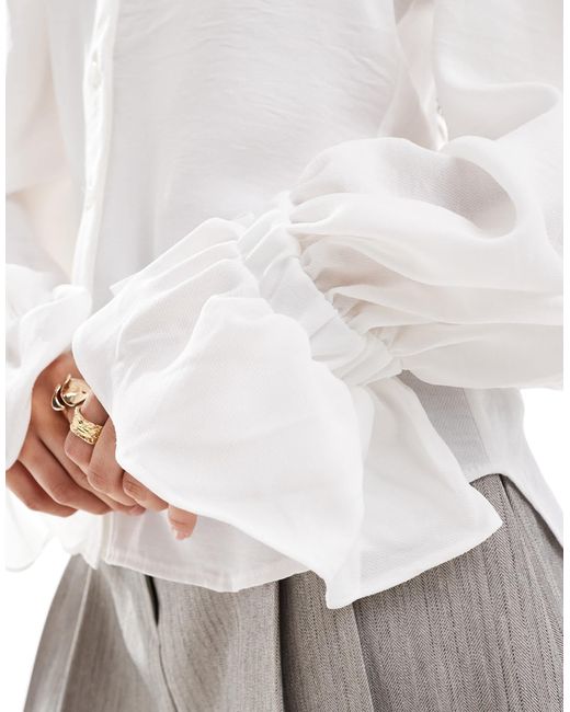 ASOS White – weiches hemd