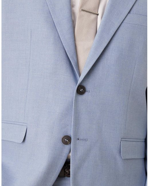 SELECTED Blue Liam Regular Fit Blazer for men