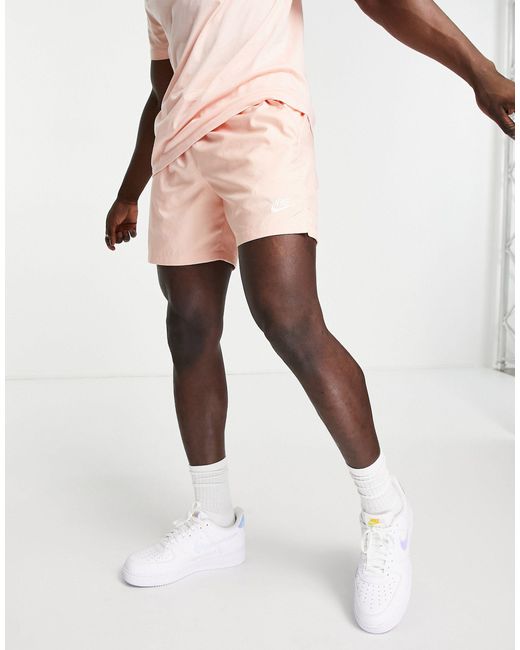 Nike Club Woven Shorts in Orange for Men | Lyst