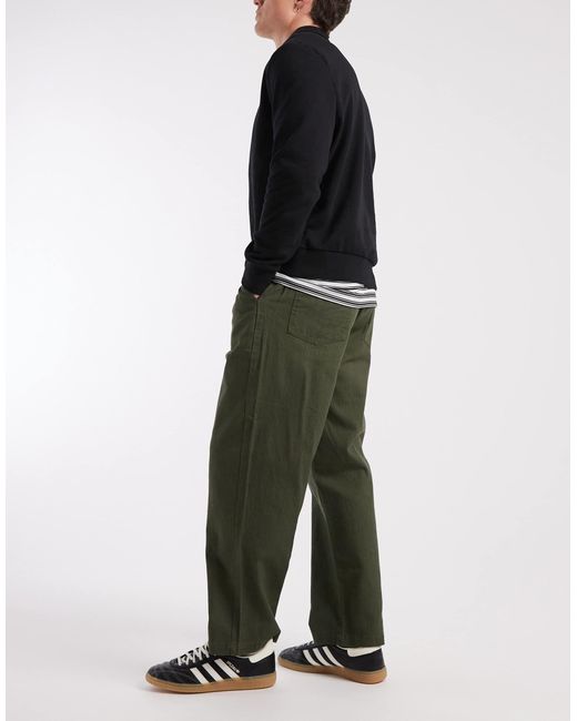Farah Black Port Drawstring Trousers for men
