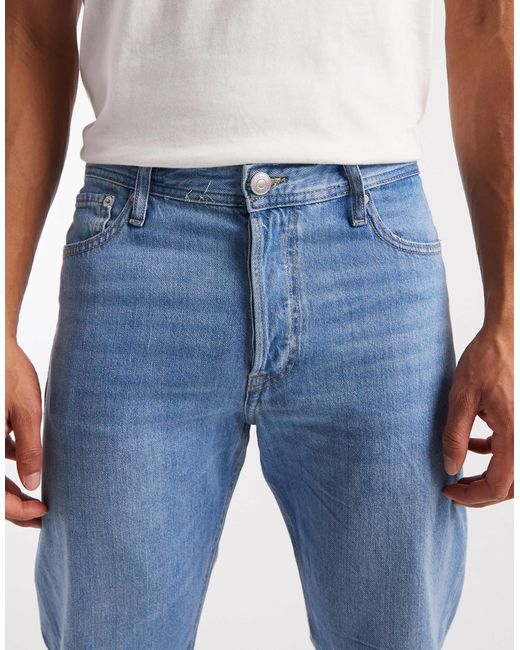 Jack & Jones Blue Chris Relaxed Fit Jeans for men
