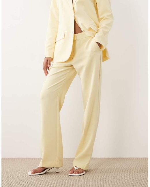 Vila Natural Tailored Trousers Co-ord