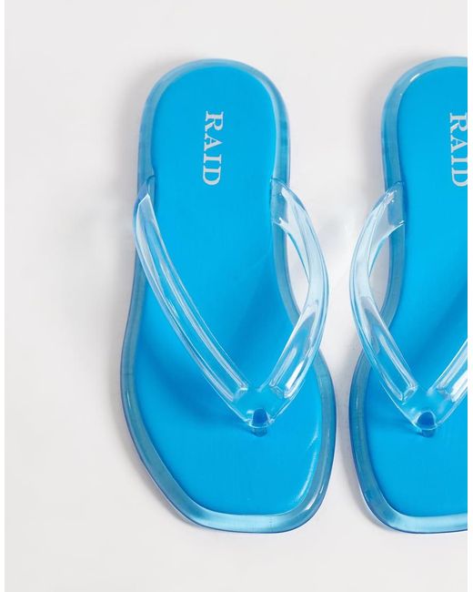 Raid Blue Aziel Jelly Thongs