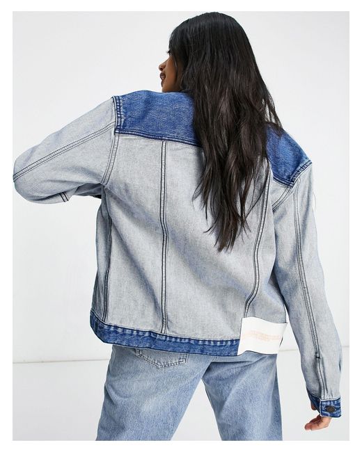 Chaqueta azul clara Calvin Klein de Denim de color Azul | Lyst