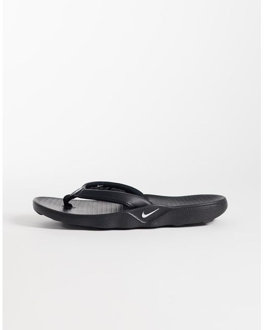 Nike Black Marina Flip Flops