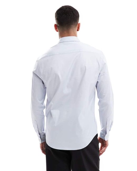 ASOS White Formal Easy Iron Regular Shirt for men