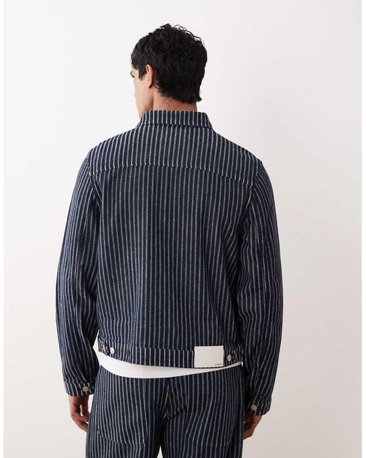 ASOS Blue Co-Ord Denim Workwear Jacket for men