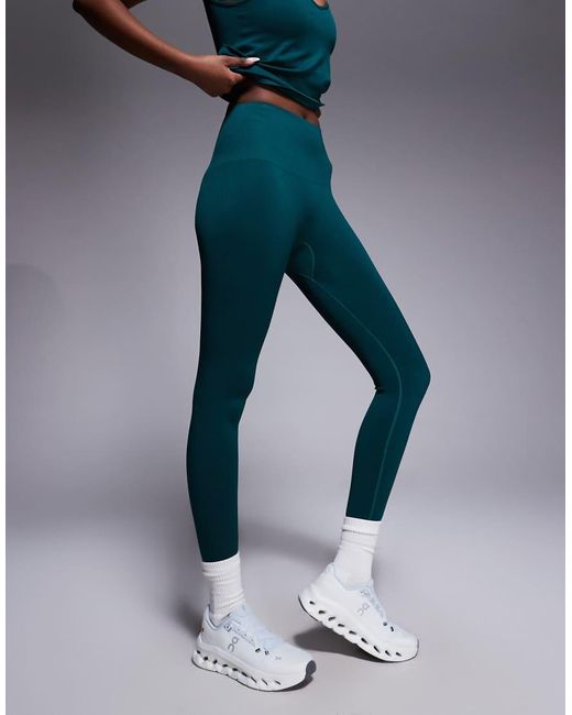 4505 Blue Seamless High Waist Gym leggings