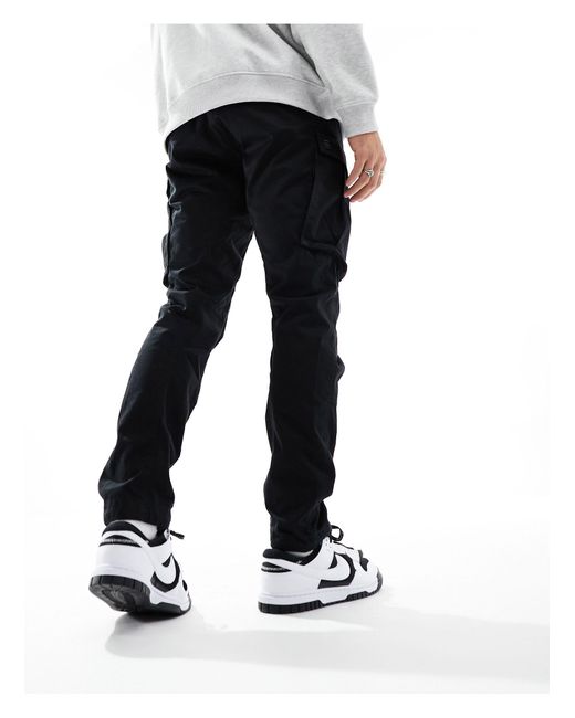 G-Star RAW White Rovic 3d Tapered Cargo Trousers for men
