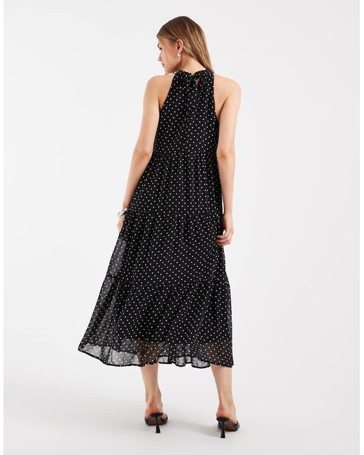 ONLY Black Halterneck Midaxi Dress
