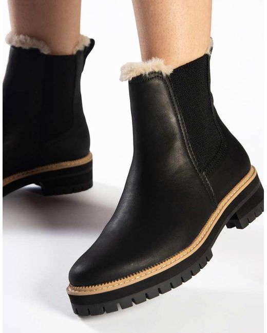 TOMS Black Bennet Ankle Boot