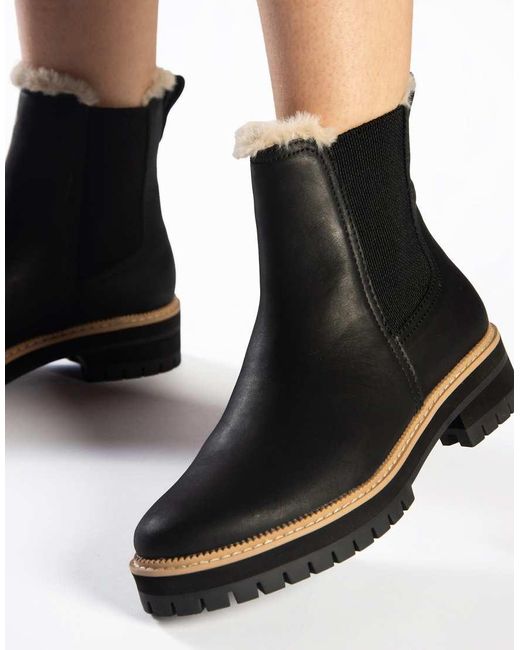 TOMS Black Bennet Ankle Boot