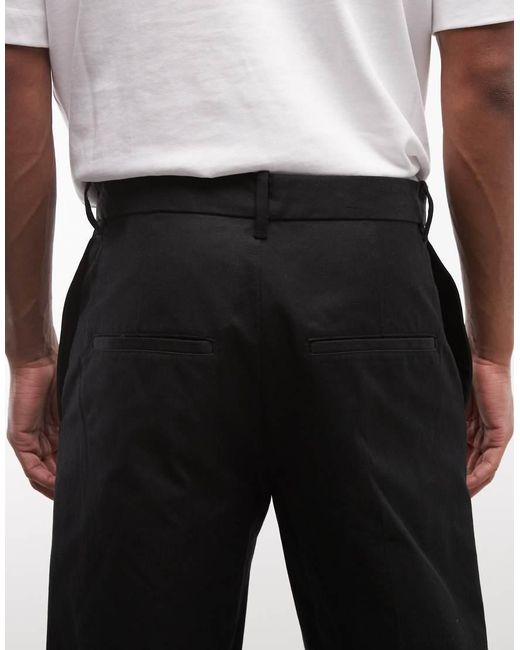 Weekday Black Relaxed Chino Pants for men