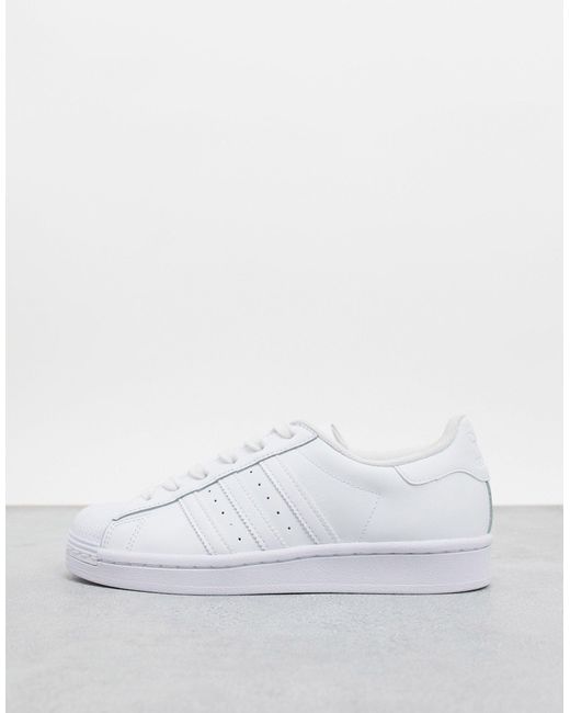 Superstar triple white - sneakers con frange di adidas Originals - 13% di  sconto | Lyst