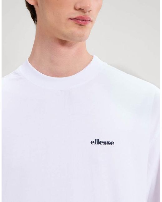 Ellesse White The D'Italia Tee for men