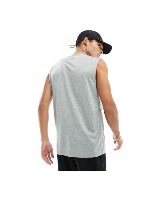 Camiseta sin mangas dri-fit reset Nike de hombre de color Black