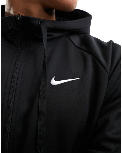 Sudadera negra con capucha therma-fit Nike de hombre de color Black