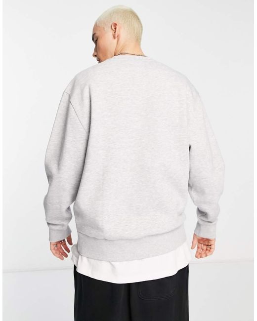 Collusion White Sweatshirt for men