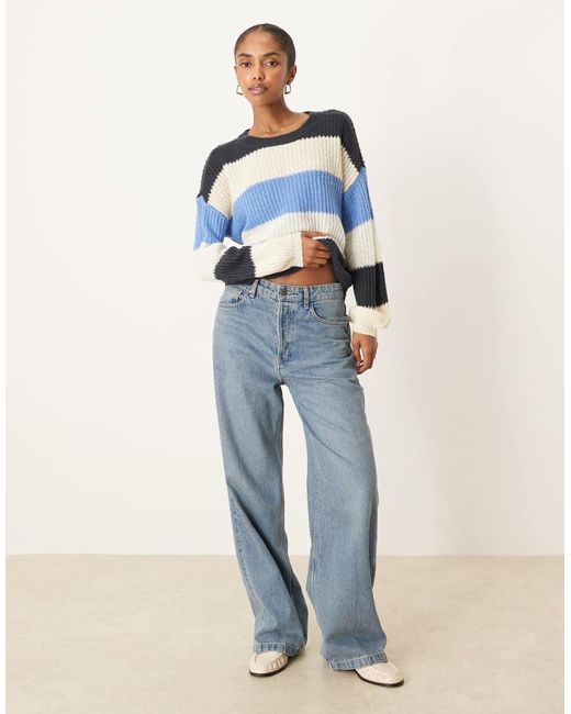 Jdy Blue Knitted Jumper