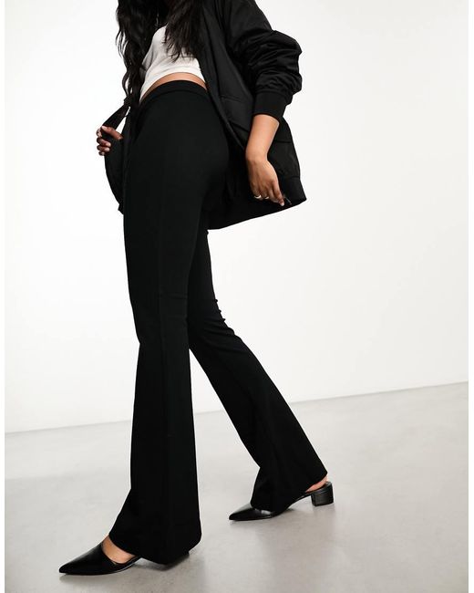 Vero Moda Black Kick Flare Trouser