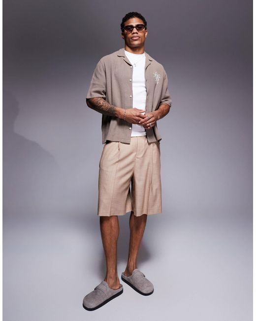 ASOS – kastiges hemd in Multicolor für Herren