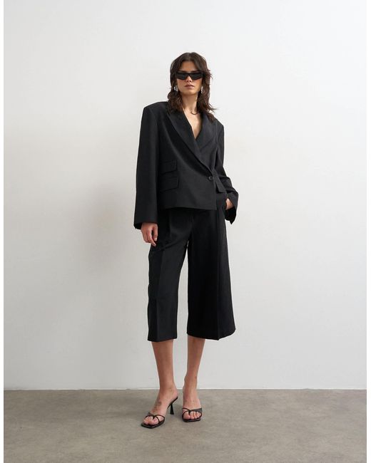 TOPSHOP Black Multipocket Blazer