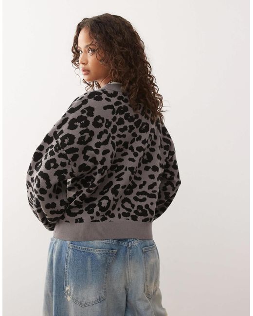 Noisy May Black – relaxed-fit-strickpullover