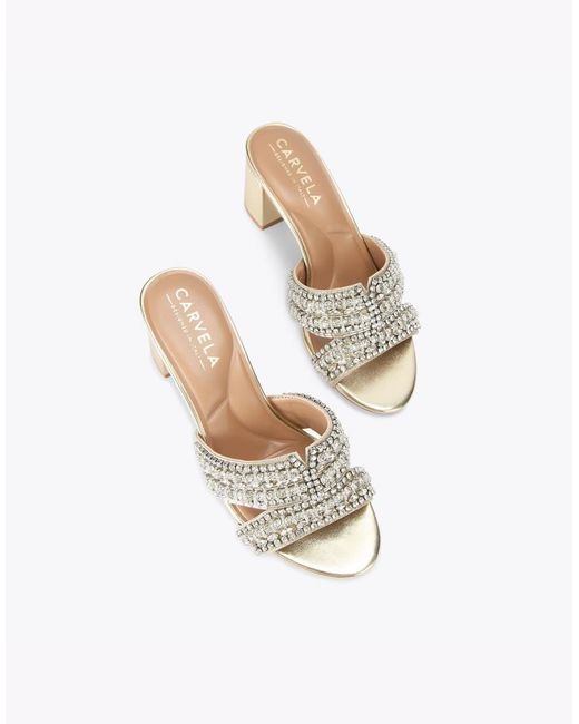 Carvela Kurt Geiger White Pageant Block Heeled Sandals